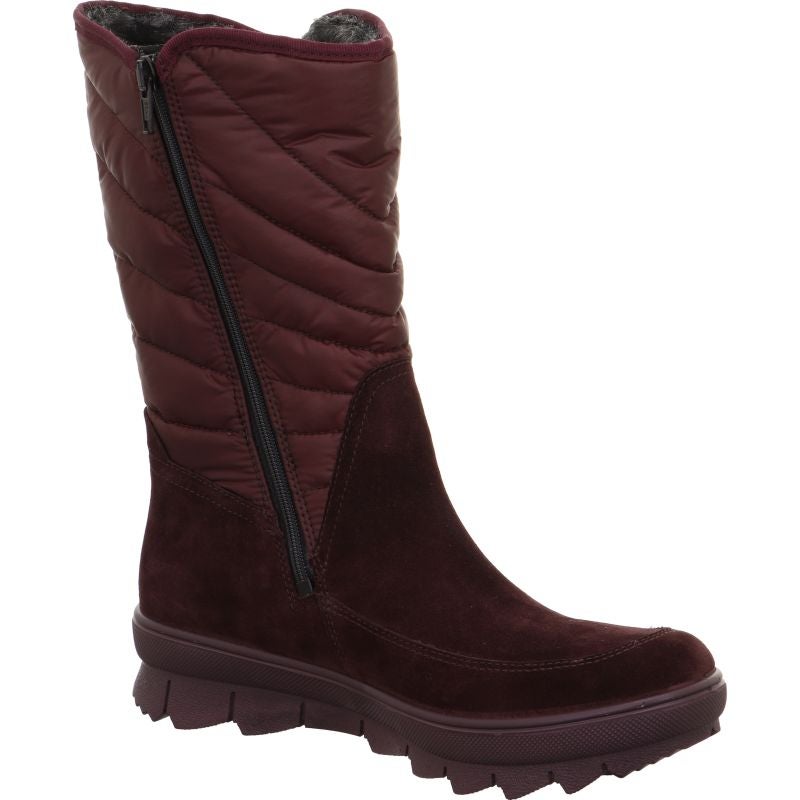 Legero NOVARA Damen Stiefelette - Material: Leder/Textil in Rot