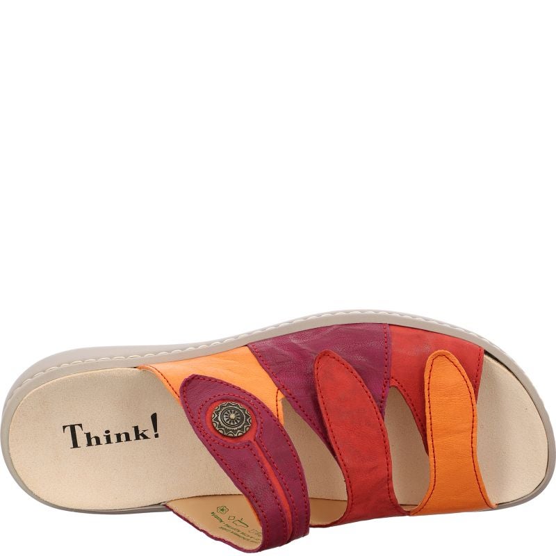 Think CAMILLA DAMEN Woman Mules - Material: Leather in Red