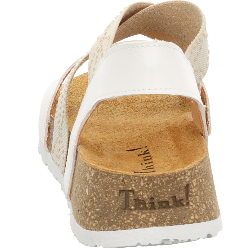 Think KOAK DAMEN Woman  - Material: Leather in White
