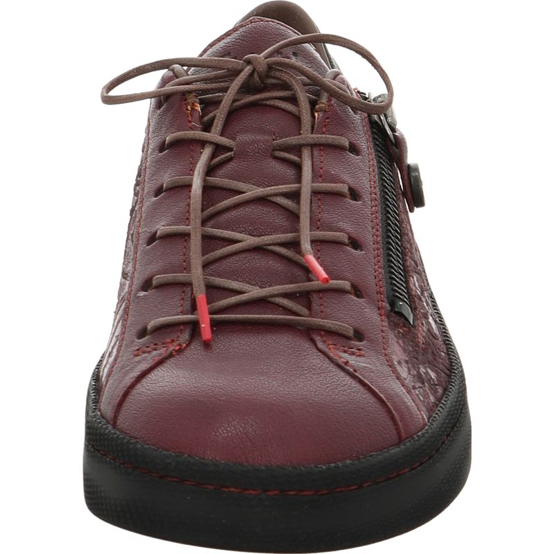 Think! KUMI Damen Sneaker low - Material: Leder in Rot