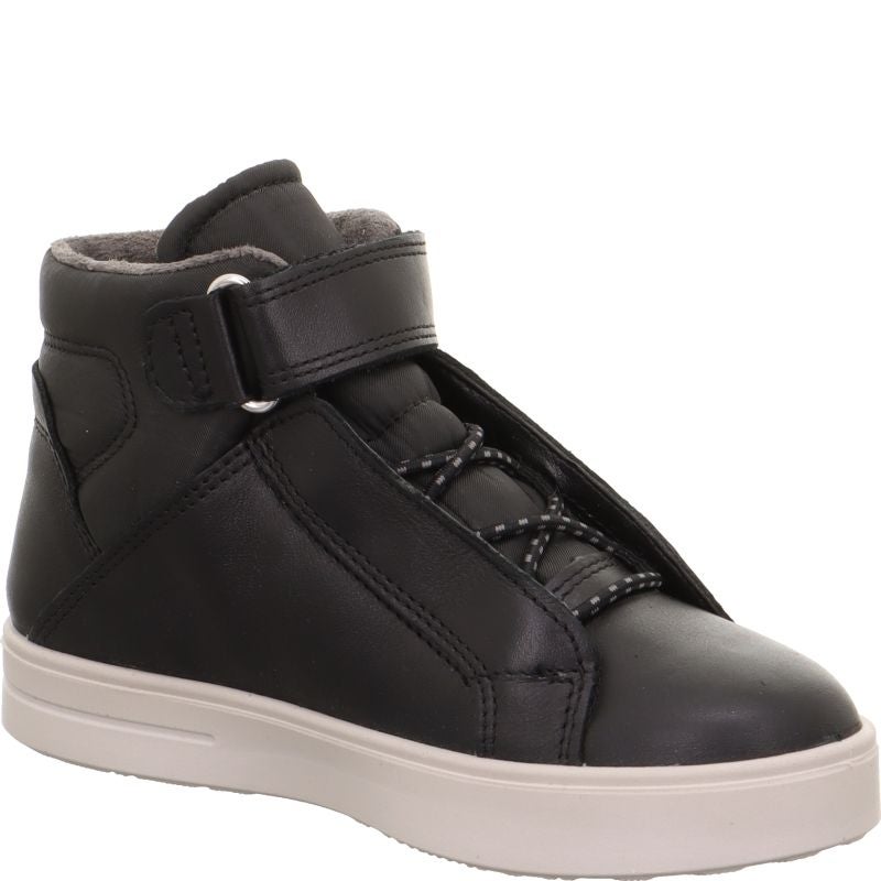 Superfit STELLA Mädchen Sneaker high - Material: Leder/Sonstiges Material/Textil in Schwarz