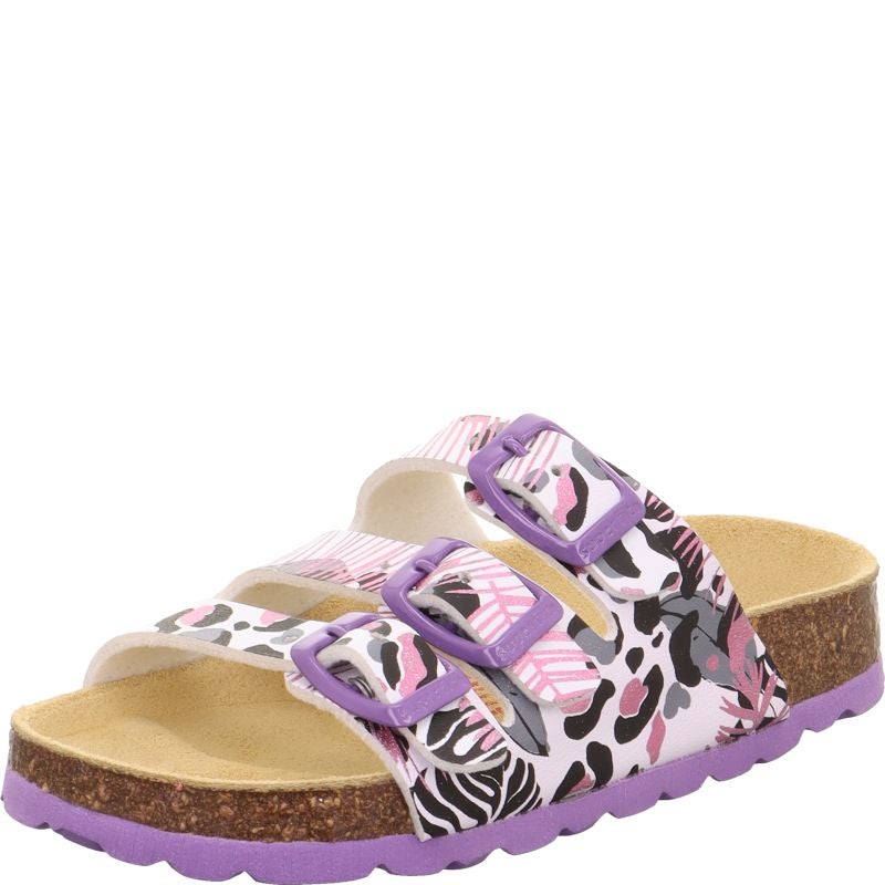 Superfit FUSSBETTPANTOFFEL Girls Slipper - Material: Sonstiges Material in White