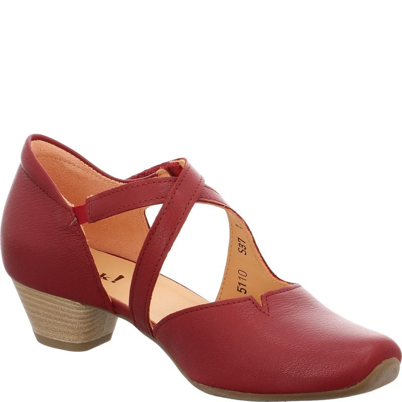 Think AIDA DAMEN Pumps - Material: Leather in Red