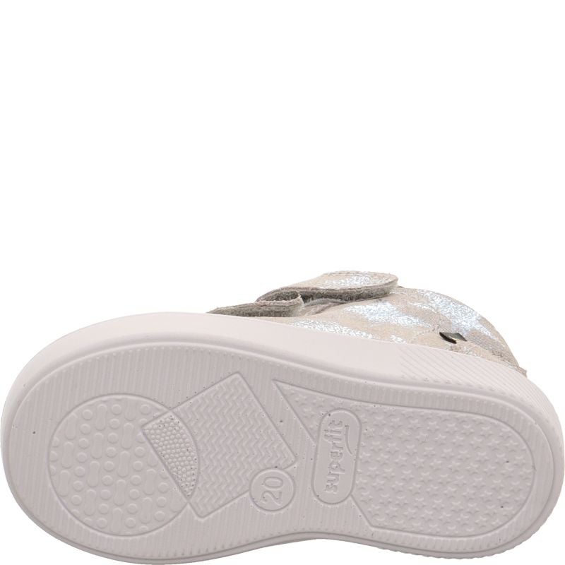 Superfit SUPIES Girls Sneakers high - Material: Leather/Textil in Grey