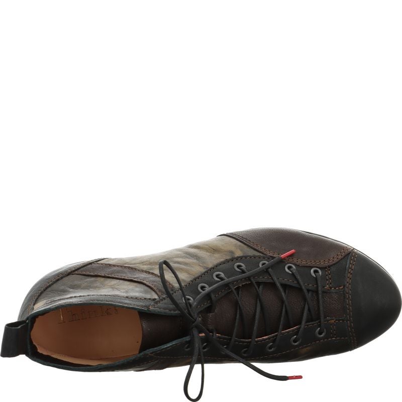 Think GUAD2 Woman Ankle boot - Material: Leather in Multi Colour