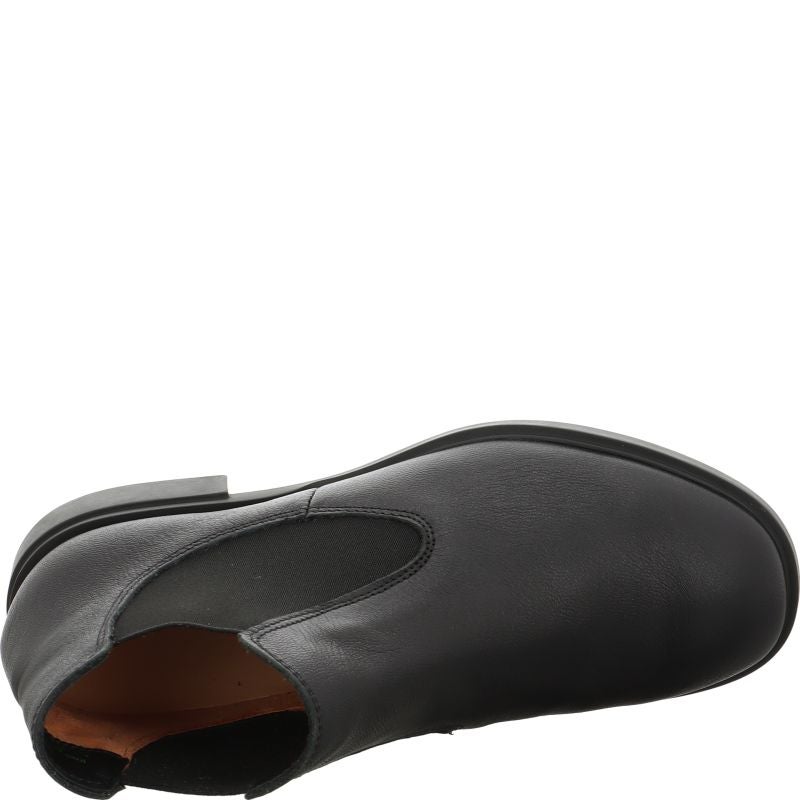 Think NINA Woman Chelsea boot - Material: Leather in Black