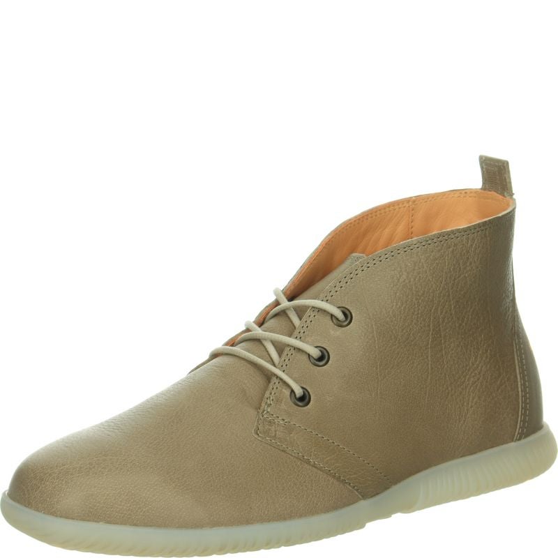 Think HAUKI HERREN Men Sneakers high - Material: Leather in olive
