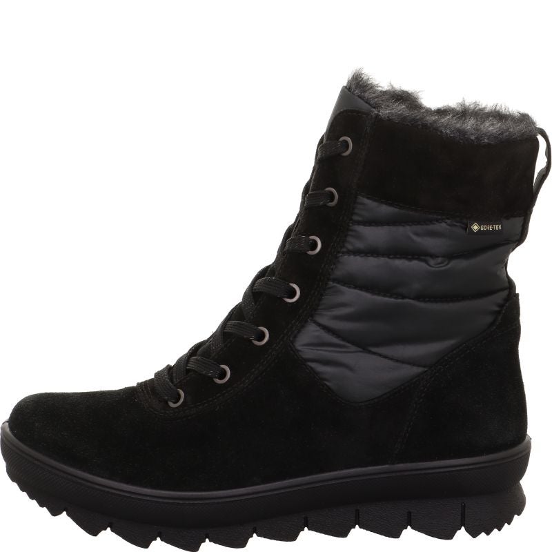 Legero NOVARA Damen  - Material: Leder/Textil in Schwarz