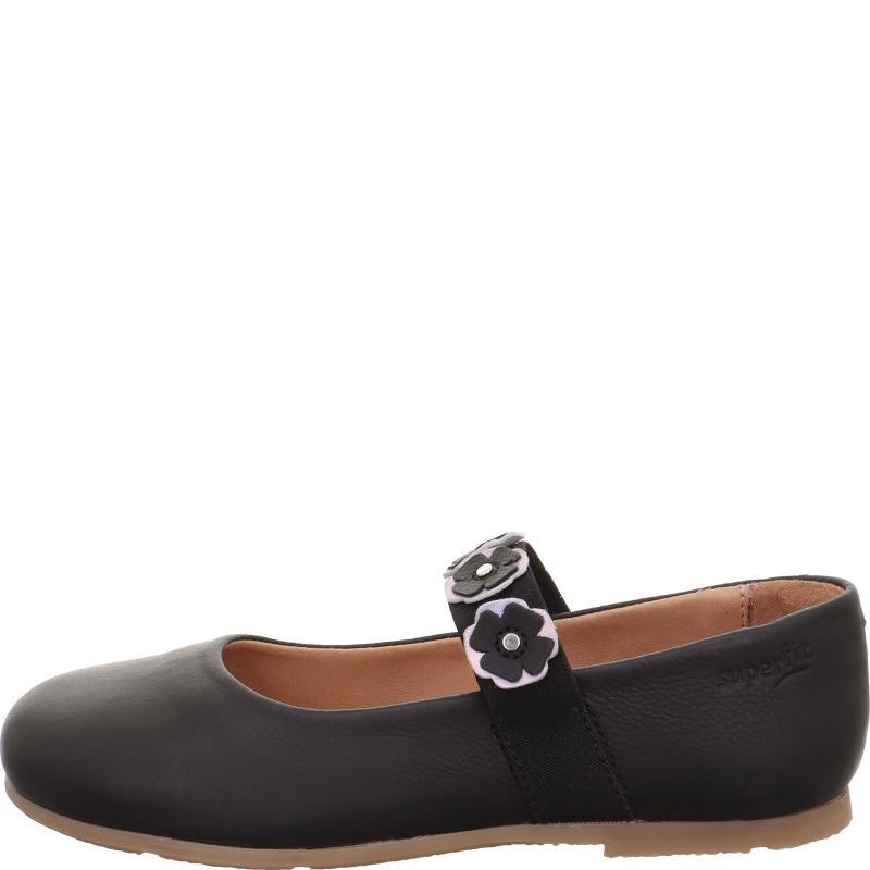 Superfit FLAIR Ballerina - Material: Leder in Schwarz