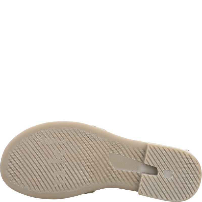 Think KAMAA Woman Strap sandal - Material: Leather in Multi Colour