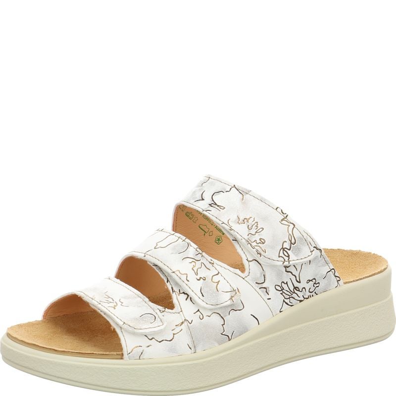 Think! MEGGIE Damen Pantolette - Material: Leder in Mehrfarbig