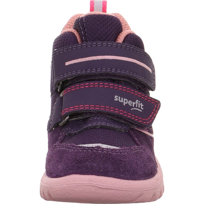 Superfit SPORT7 MINI Girls Sneakers high - Material: Leder/Sonstiges Material/Texti in Purple