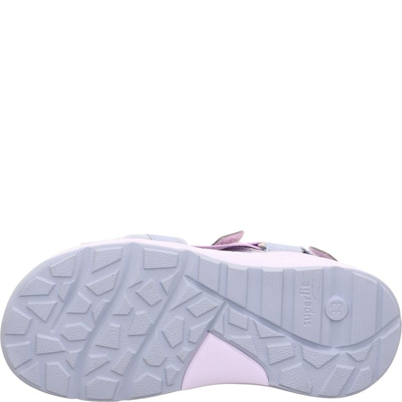 Superfit CRISS CROSS Sandal - Material: TextilSonstigesMaterial in Blue