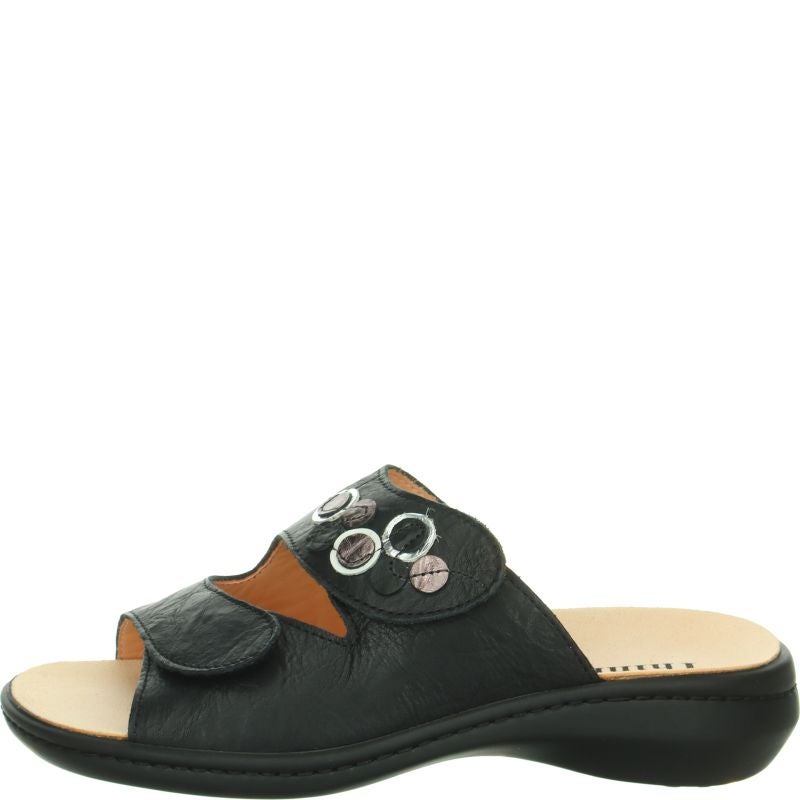 Think CAMILLA DAMEN Woman Mules - Material: Leather in Black