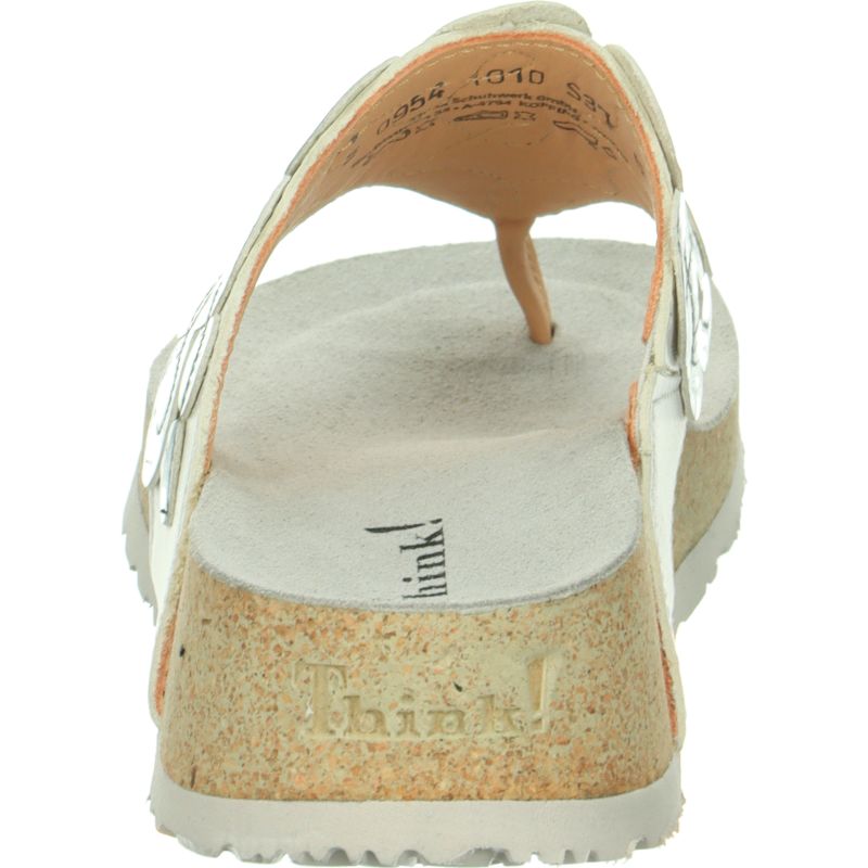 Think KOAK DAMEN Woman Mules - Material: Leather in White