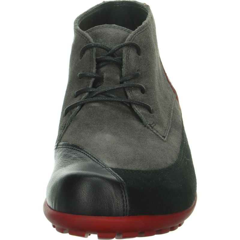 Think! KONG Herren Ankle Boots - Material: Leder in Grau
