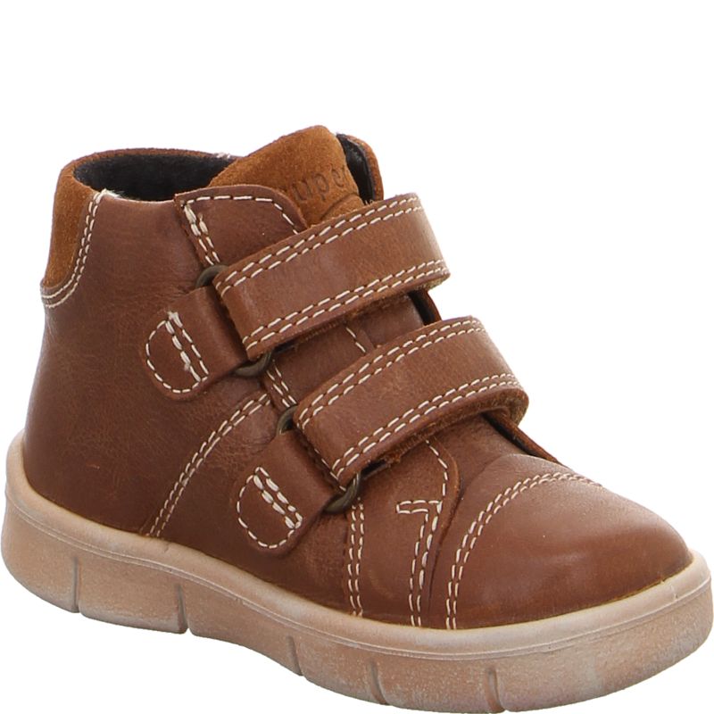 superfit ULLI Jungen Sneaker high - Material: Leder in Braun
