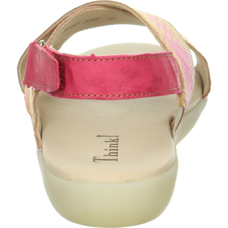 Think NATURE SAND Woman  - Material: Leather in Multi Colour