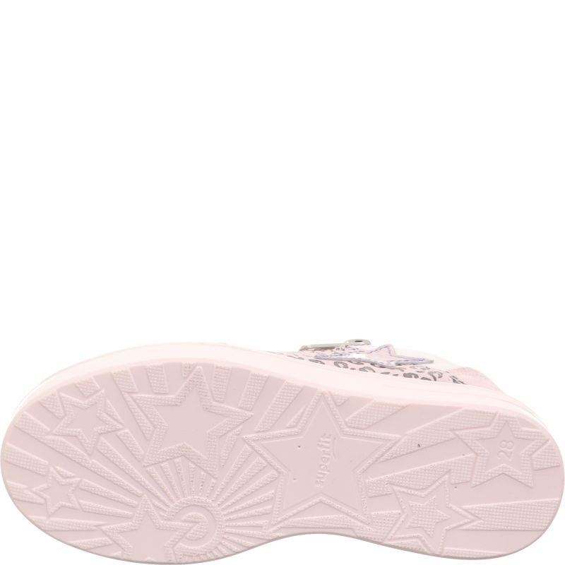 Superfit STELLA Sneaker low - Material: Leder/Sonstiges Material/Textil in Rosa