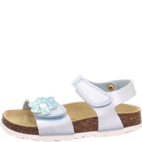 Superfit FUSSBETTPANTOFFEL Mädchen Sandale - Material: Sonstiges Material in Blau