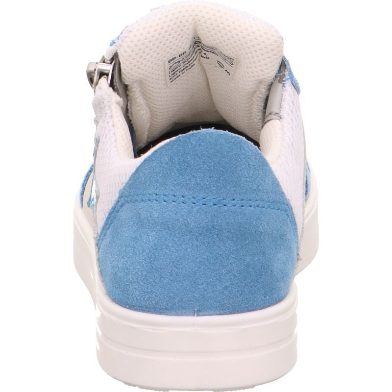 Superfit STELLA Mädchen Sneaker low - Material: Leder/Sonstiges Material/Textil in Blau
