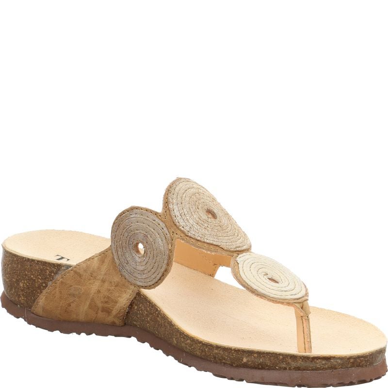 Think JULIA DAMEN Woman Mules - Material: Leather in Beige