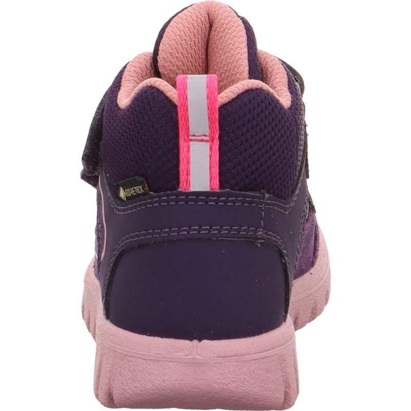 Superfit SPORT7 MINI Girls Sneakers high - Material: Leder/Sonstiges Material/Texti in Purple