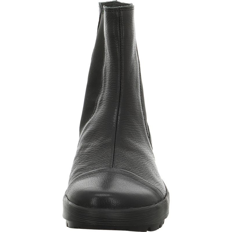 Think COMODA Woman Chelsea boot - Material: Leather in Black