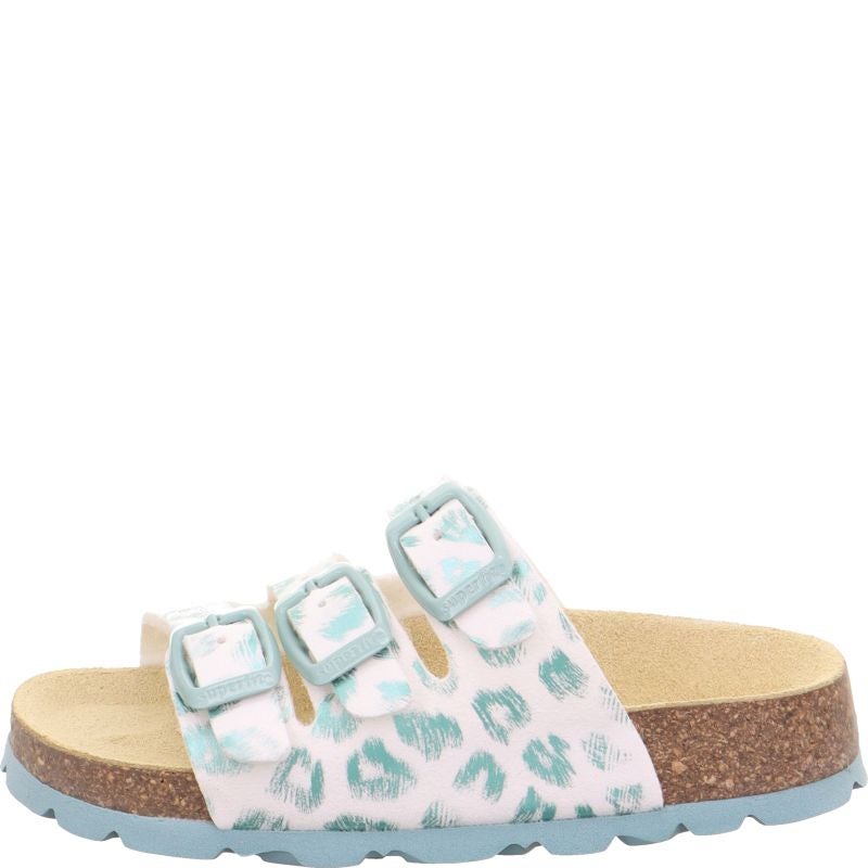 Superfit FUSSBETTPANTOFFEL Slipper - Material: Textile in White