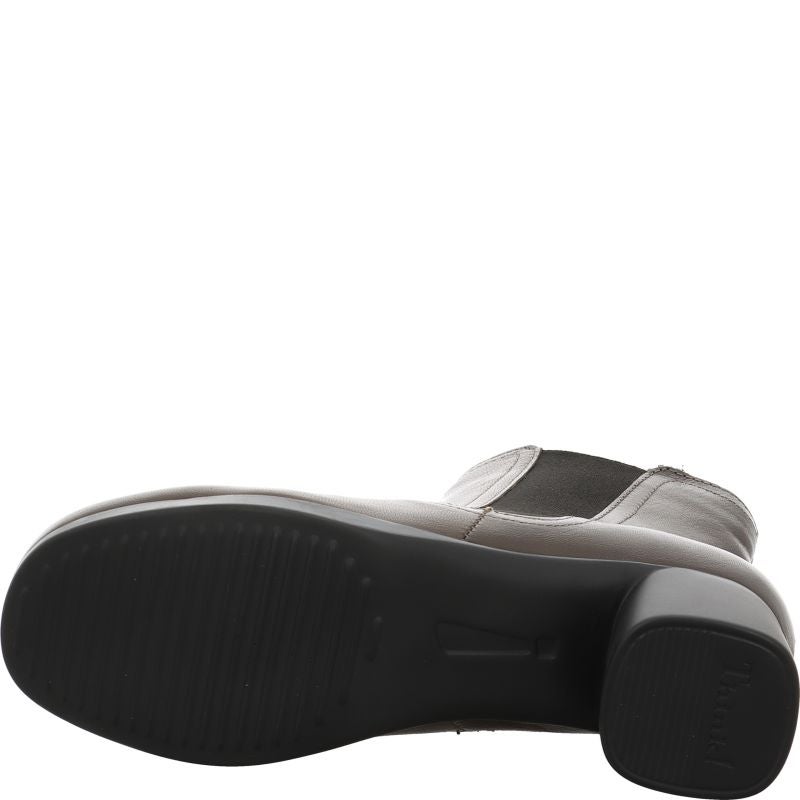 Think NANI Woman Ankle boot - Material: Leather in Grey