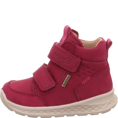 Superfit BREEZE Girls Sneakers high - Material: Leather in Red