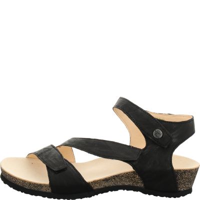 Think DUMIA Woman Strap sandal - Material: Leather in Black