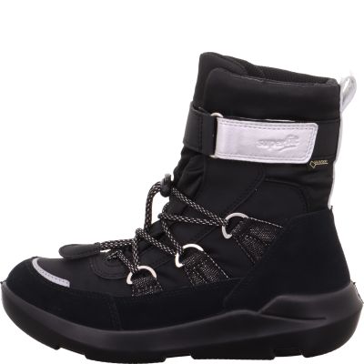Superfit TWILIGHT Mädchen Boots - Material: Leder/Sonstiges Material/Textil in Schwarz