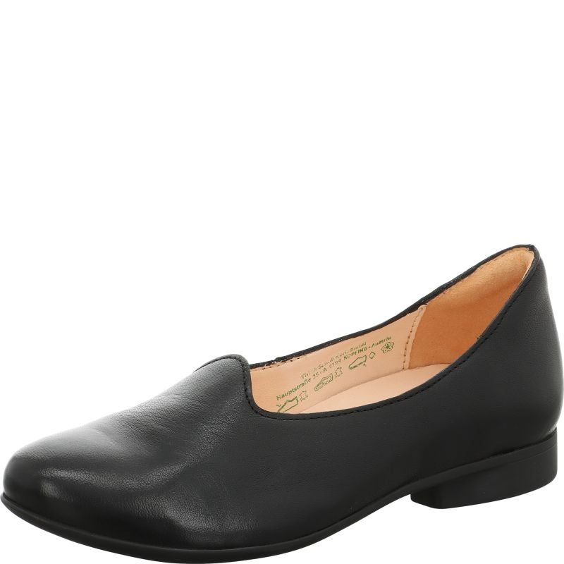 Think GUAD2 Woman Ballerina - Material: Leather in Black