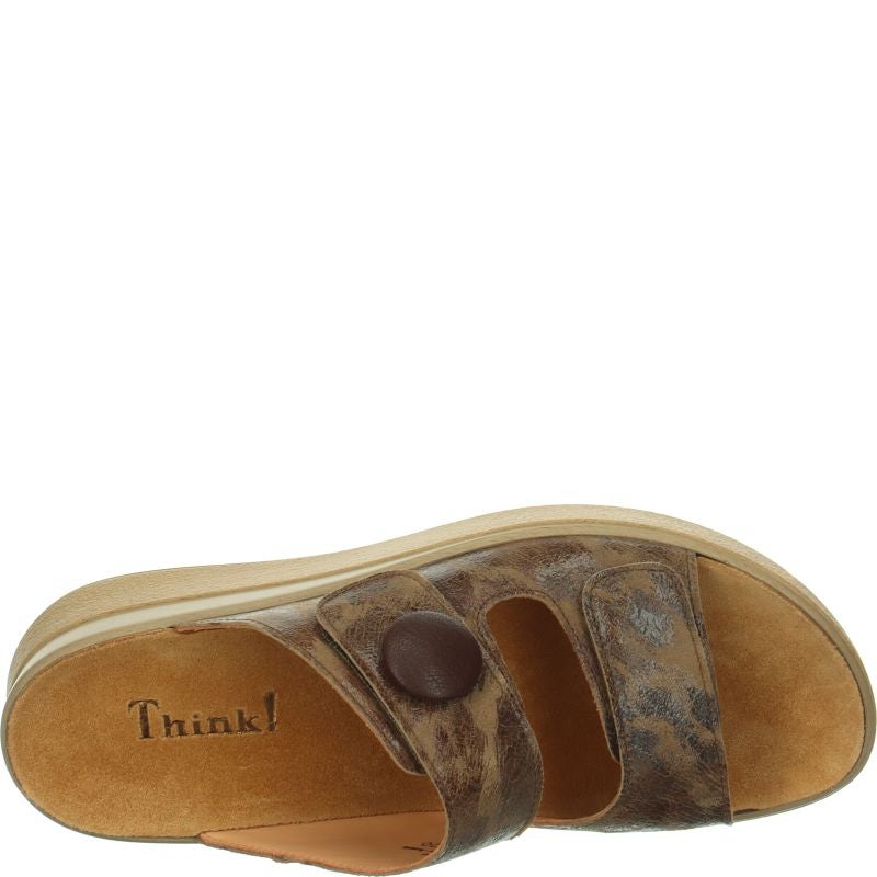 Think MEGGIE Mules - Material: Leather in Multicolored