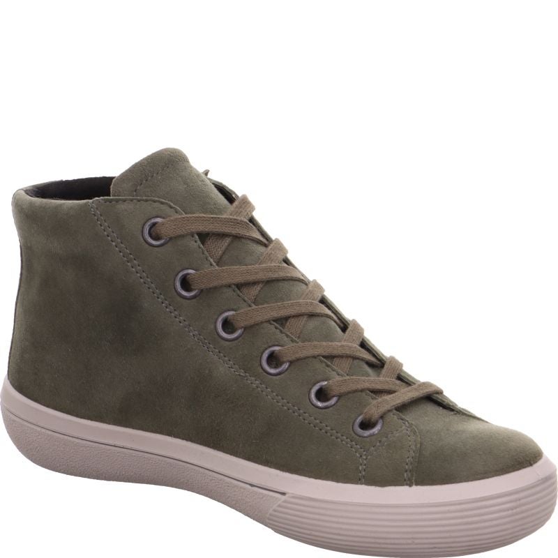 Legero FRESH Damen Sneaker high - Material: Leder in Grün