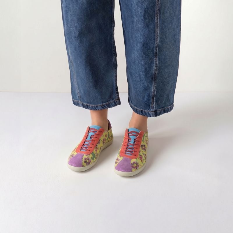 Think BLO Woman Sneakers low - Material: Leather in Multicolored