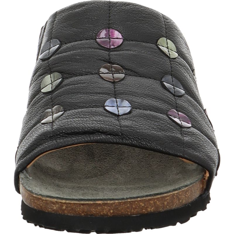 Think JULIA DAMEN Woman Mules - Material: Leather in Black
