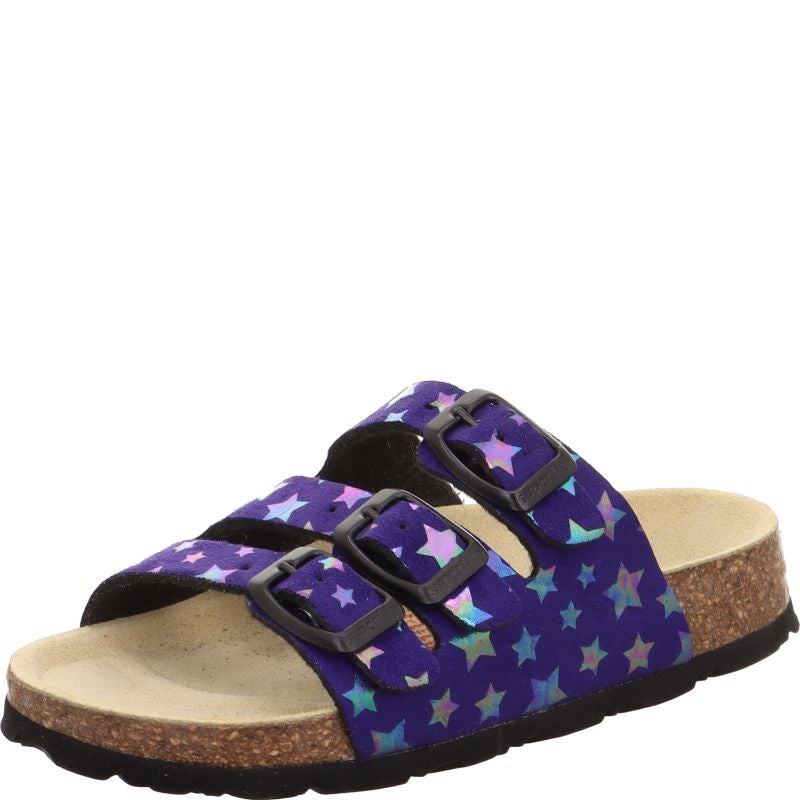 Superfit FUSSBETTPANTOFFEL Girls Slipper - Material: Sonstiges Material in Purple