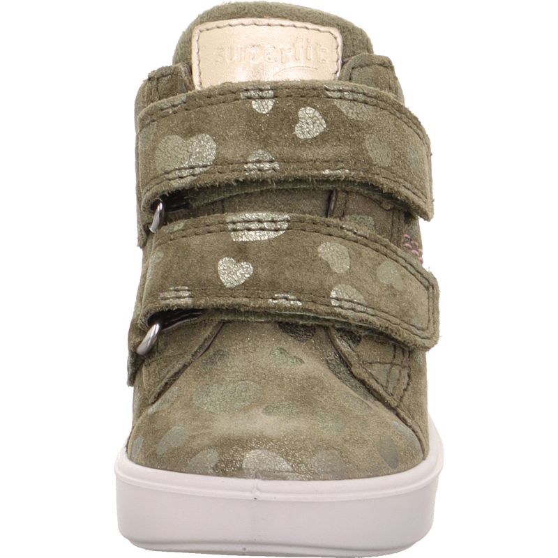 Superfit SUPIES Mädchen Sneaker high - Material: Leder/Textil in Grün