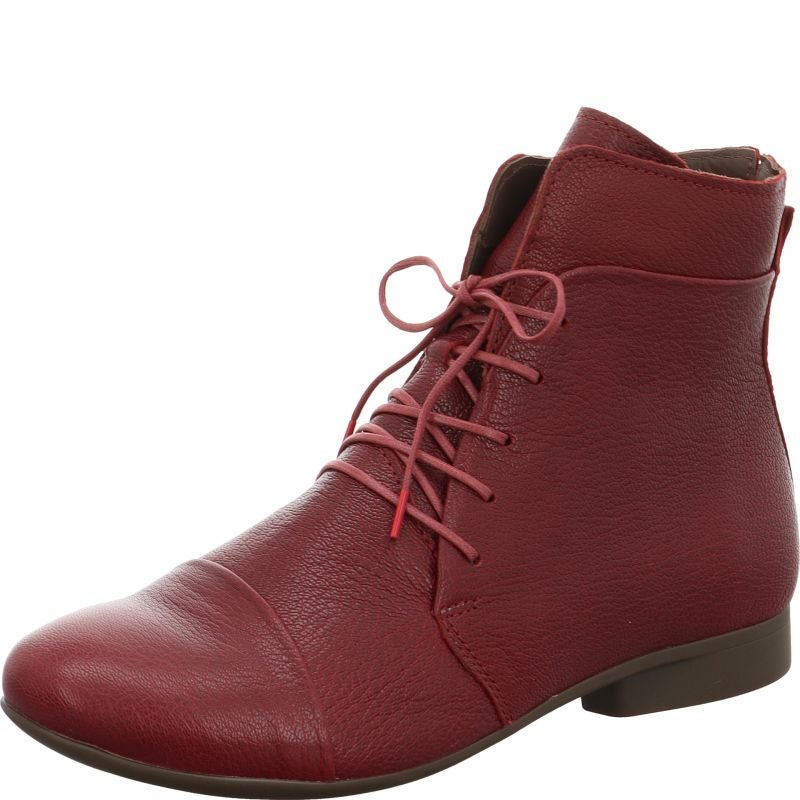 Think! GUAD2 Damen Stiefelette - Material: Leder in Rot