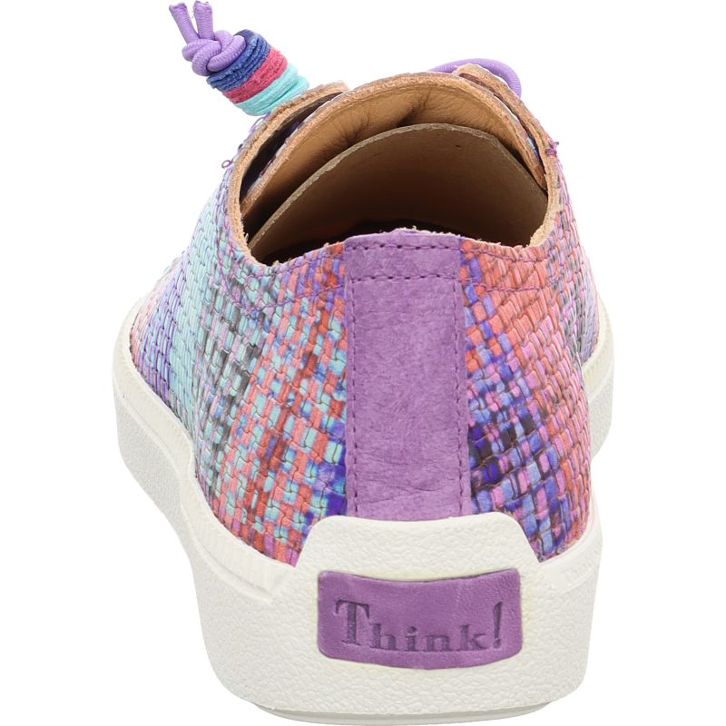 Think TURNA WOMEN Woman Sneakers low - Material: Leather in Multi Colour