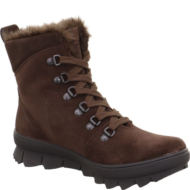 Legero NOVARA Damen Schnürboots - Material: Leder in Braun
