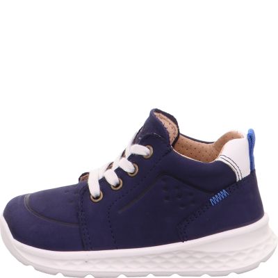 Superfit BREEZE Boys Sneakers low - Material: Leather in Blue