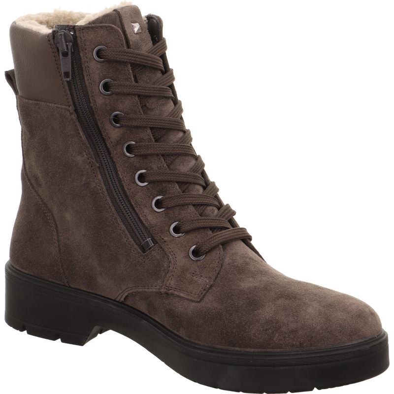 legero MYSTIC Damen Schnürboots - Material: Leder in Grau