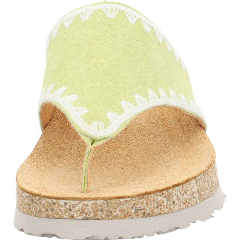 Think KOAK DAMEN Woman Mules - Material: Leather in Yellow