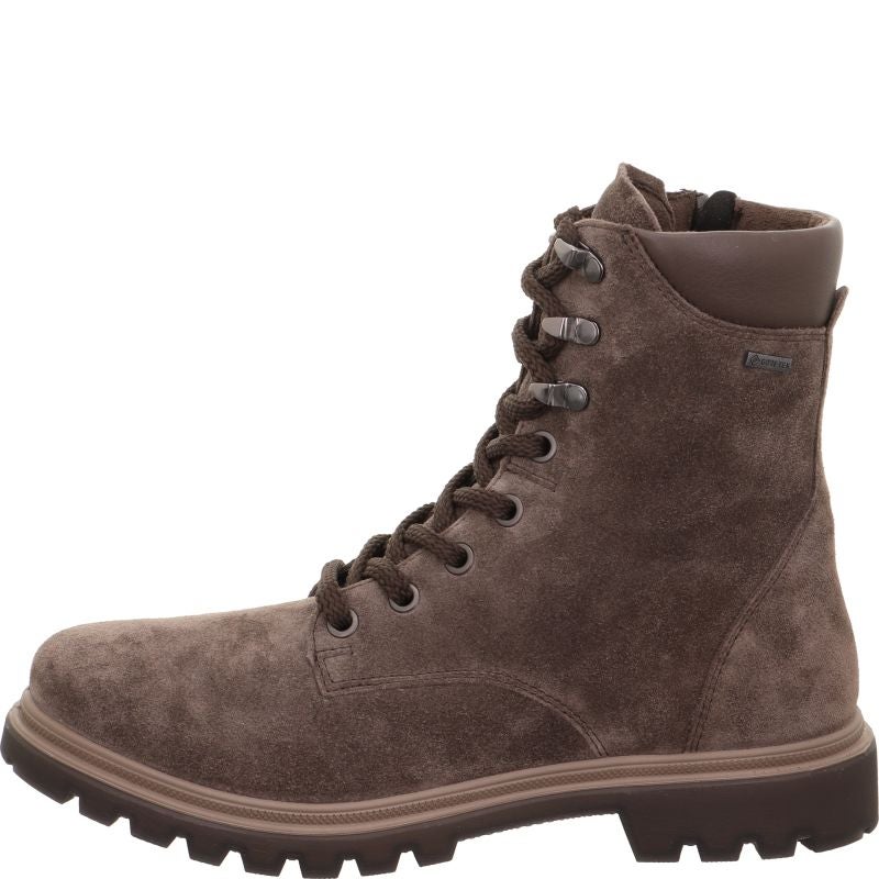 Legero MONTA Woman Lace-up boot - Material: Leather in Grey