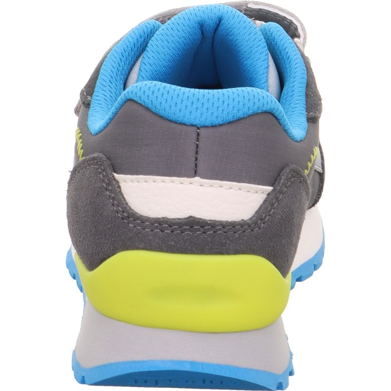 Superfit DASH Sneaker low - Material: Leder/Sonstiges Material/Textil in Grau