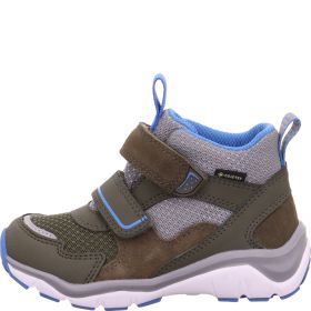 Superfit SPORT5 Unisex, Boys Sneakers high - Material: Leder/Sonstiges Material/Texti in Green