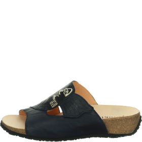 Think MIZZI DAMEN Woman Mules - Material: Leather in Blue